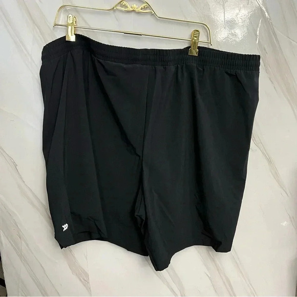 Sport Shorts Size 2XL W (44-46) 7" Inseam  All In Motion Black Built-In Shorts - Picture 2 of 9